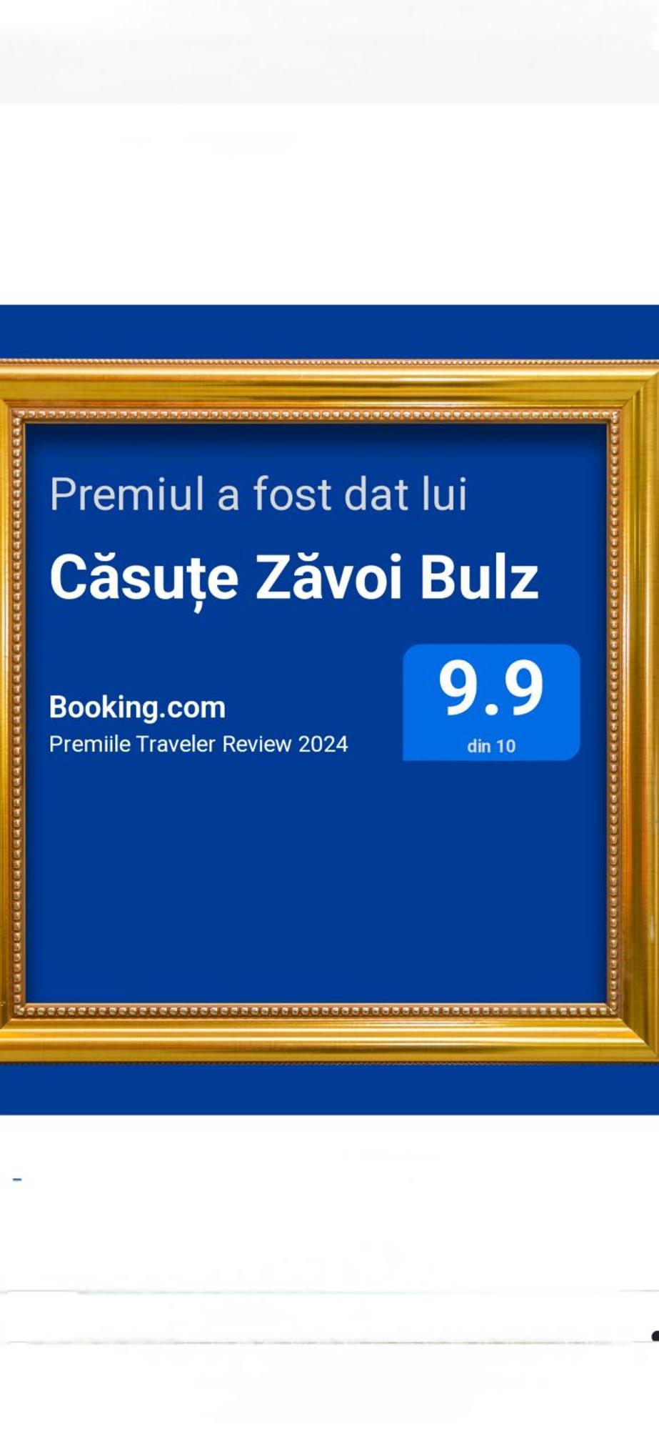 Casute Zavoi Bulz Villa Eksteriør billede
